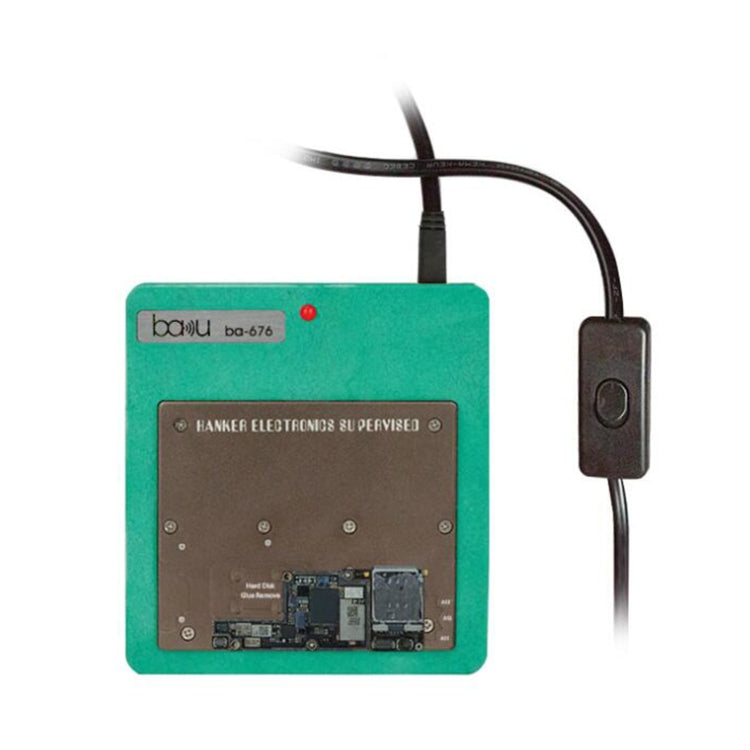 BAKU BA-676 Colla multifunzione PCB IC 110V-120V Rimuovi la piattaforma di riscaldamento termostatico per iPhone X / XS / XS Max / 11 / 11 Pro / 11 Pro Max, spina CN, CN Plug BAKU BA-676 Colla multifunzione PCB IC 110V-120V Rimuovi la piattaforma di riscaldamento termostatico per iPhone X / XS / XS Max / 11 / 11 Pro / 11 Pro Max, spina CN, CN Plug